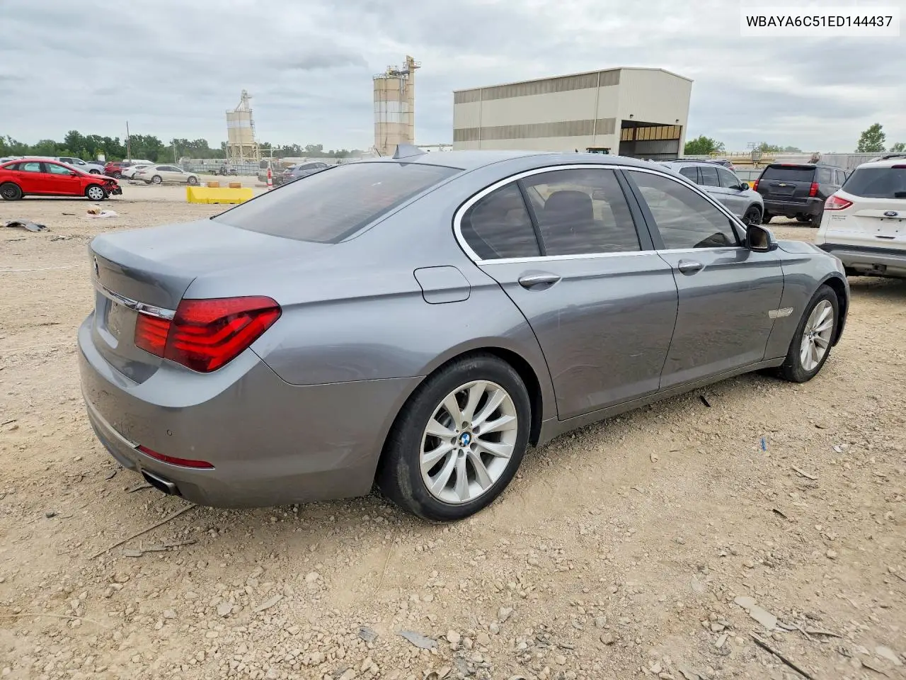 2014 BMW 740 I VIN: WBAYA6C51ED144437 Lot: 58420986