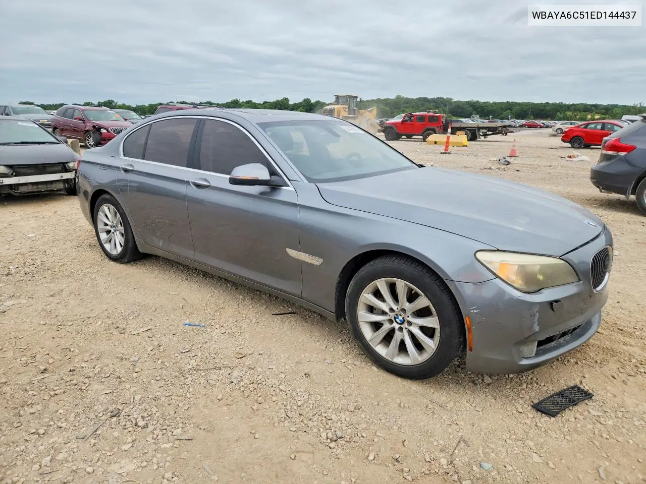 2014 BMW 740 I VIN: WBAYA6C51ED144437 Lot: 58420986