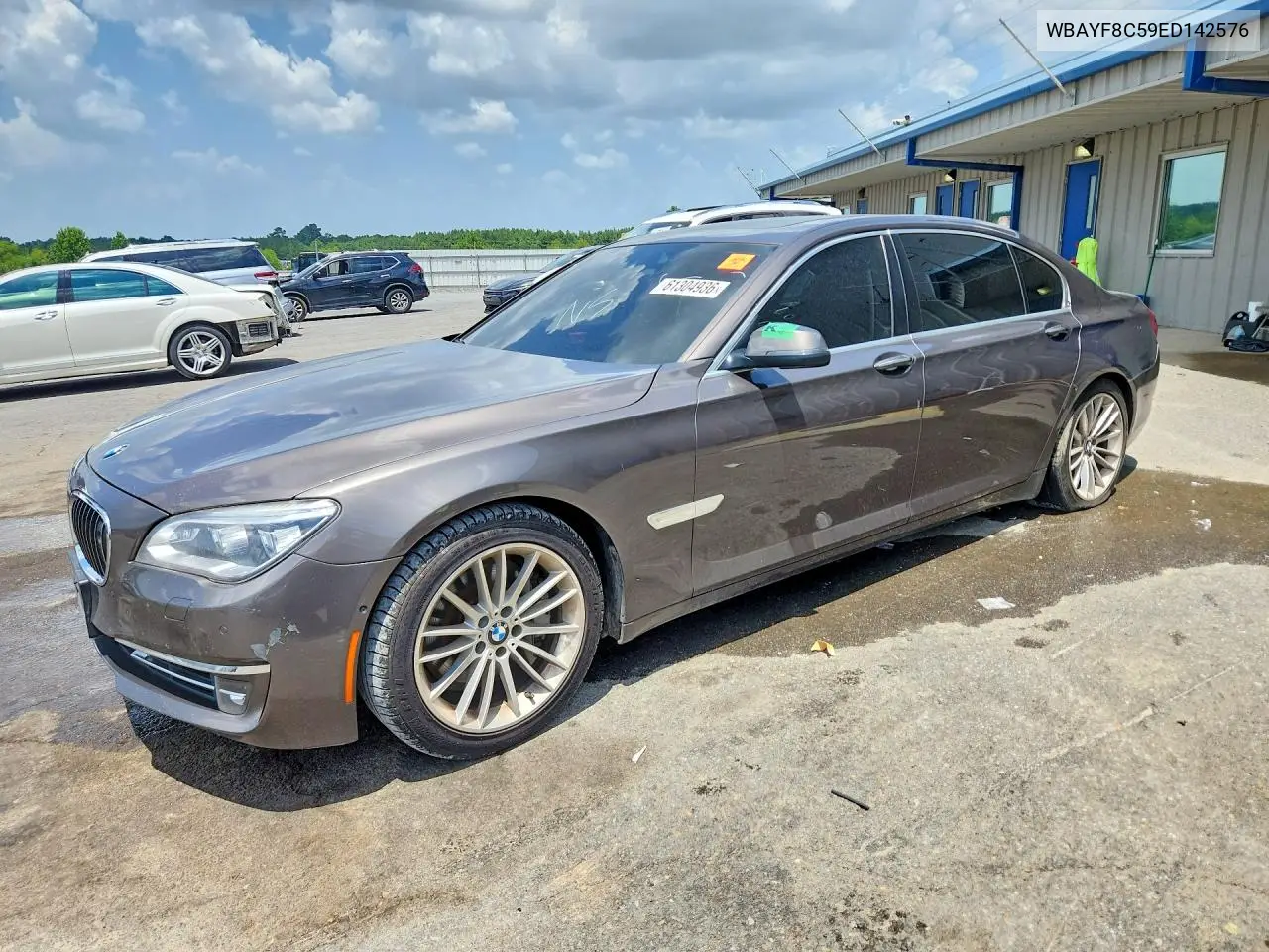 2014 BMW 750 Lxi VIN: WBAYF8C59ED142576 Lot: 61304936