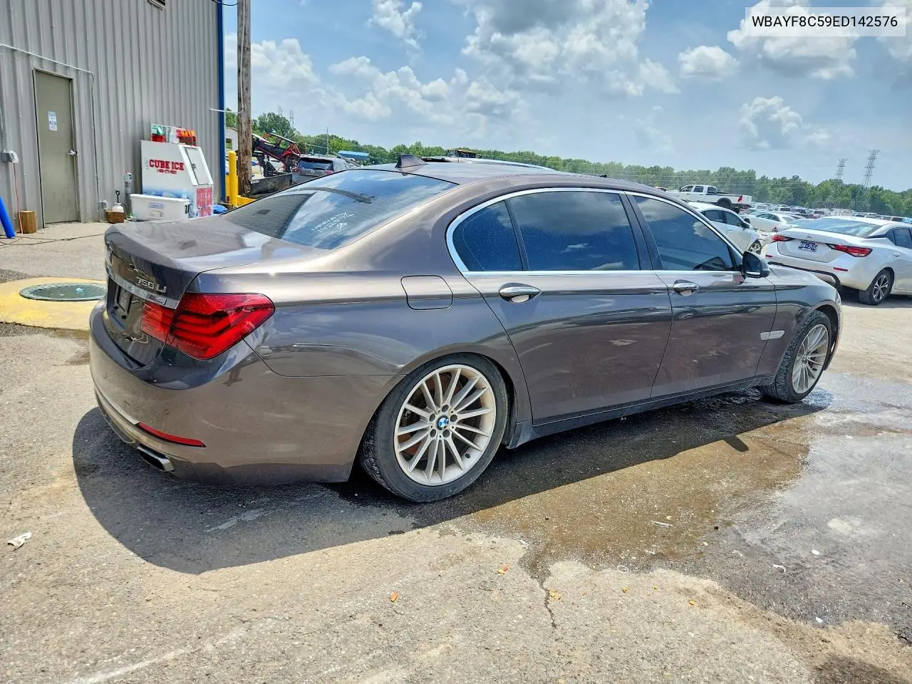 2014 BMW 750 Lxi VIN: WBAYF8C59ED142576 Lot: 61304936