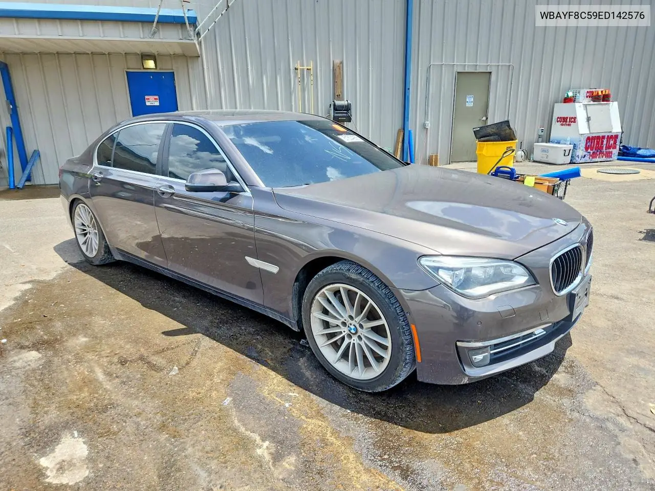 2014 BMW 750 Lxi VIN: WBAYF8C59ED142576 Lot: 61304936