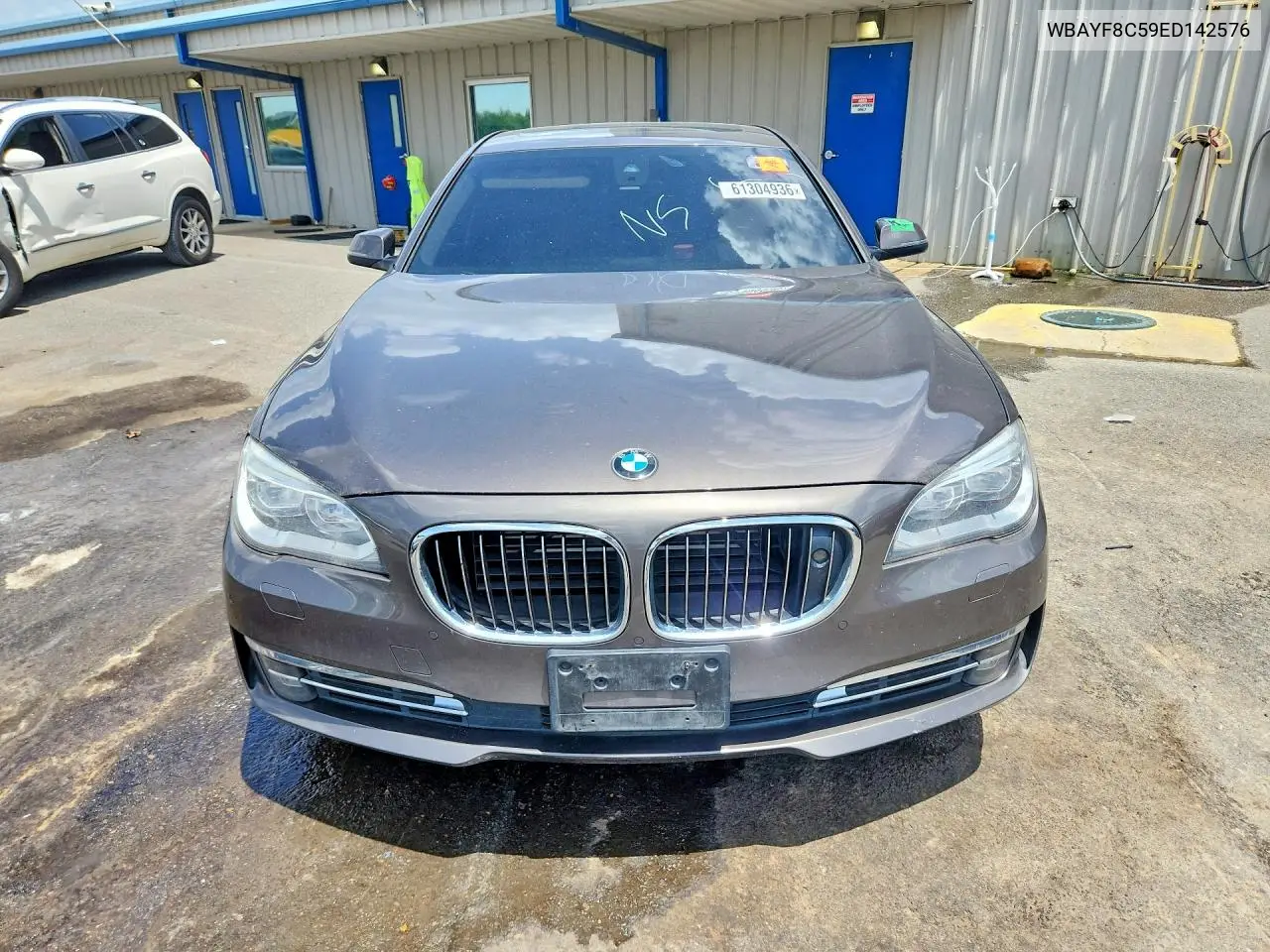 2014 BMW 750 Lxi VIN: WBAYF8C59ED142576 Lot: 61304936