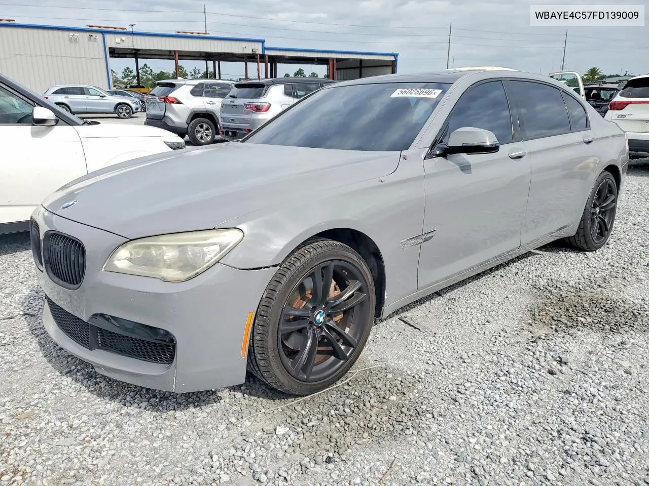 2015 BMW 740 Li VIN: WBAYE4C57FD139009 Lot: 56028696