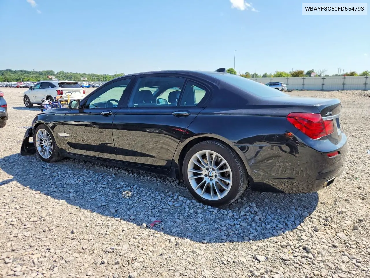 2015 BMW 750 Lxi VIN: WBAYF8C50FD654793 Lot: 56671256
