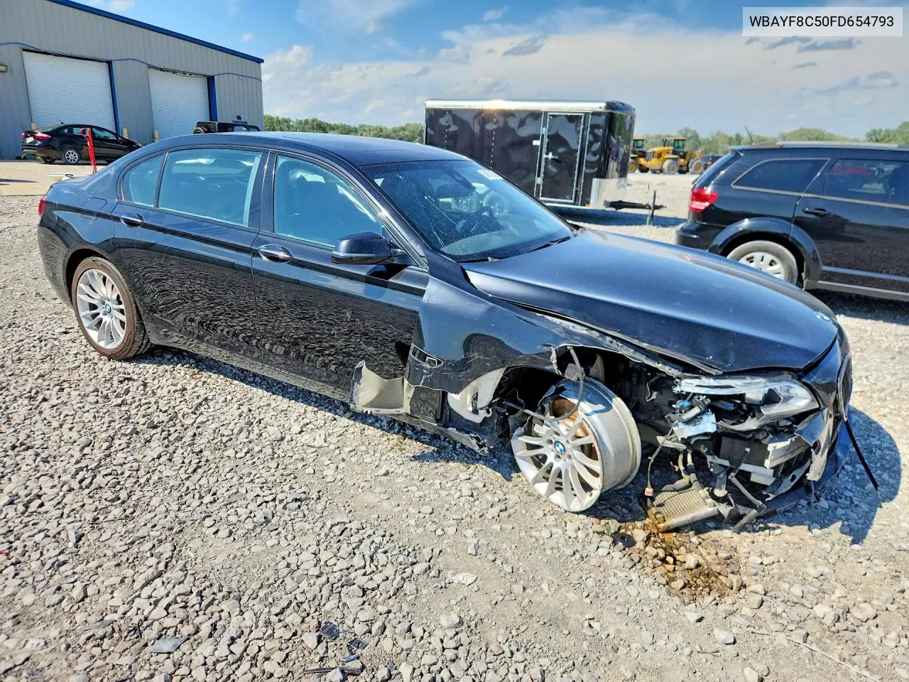 2015 BMW 750 Lxi VIN: WBAYF8C50FD654793 Lot: 56671256