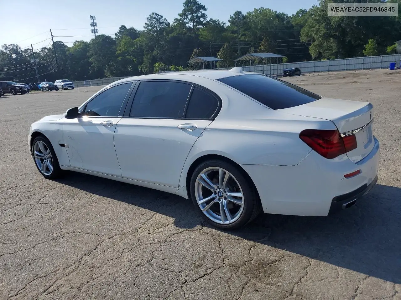 2015 BMW 740 Li VIN: WBAYE4C52FD946845 Lot: 58462436