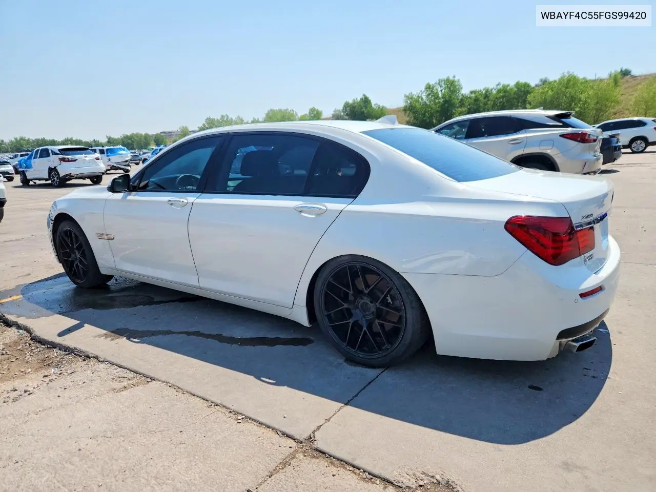 2015 BMW 740 Lxi VIN: WBAYF4C55FGS99420 Lot: 59396376