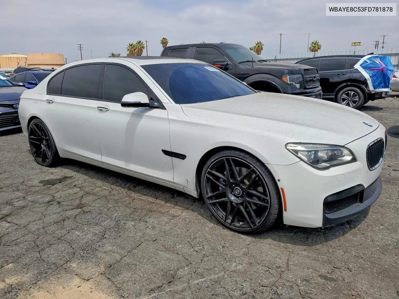 2015 BMW 750 Li VIN: WBAYE8C53FD781878 Lot: 59536986