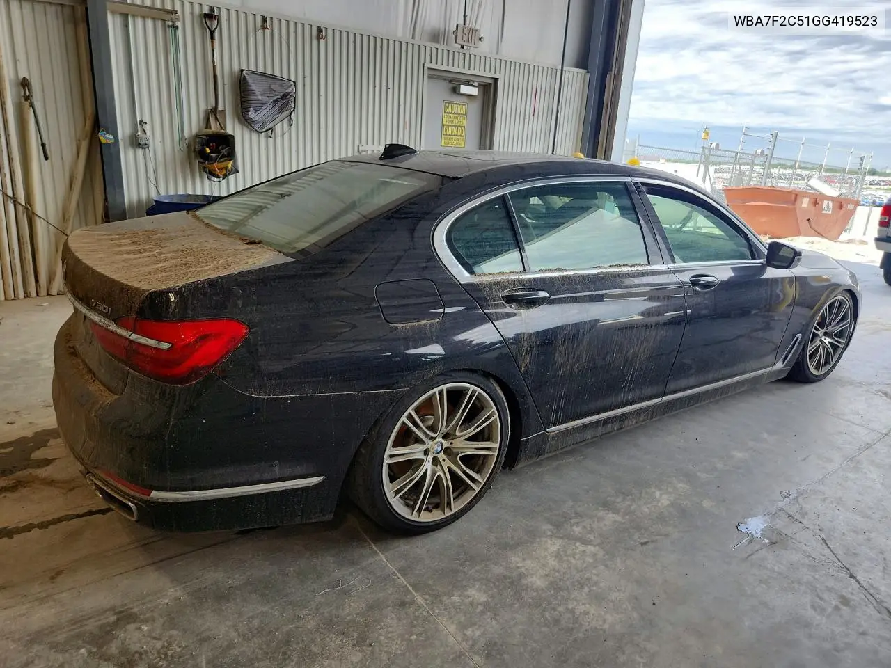2016 BMW 750 Xi VIN: WBA7F2C51GG419523 Lot: 56763496
