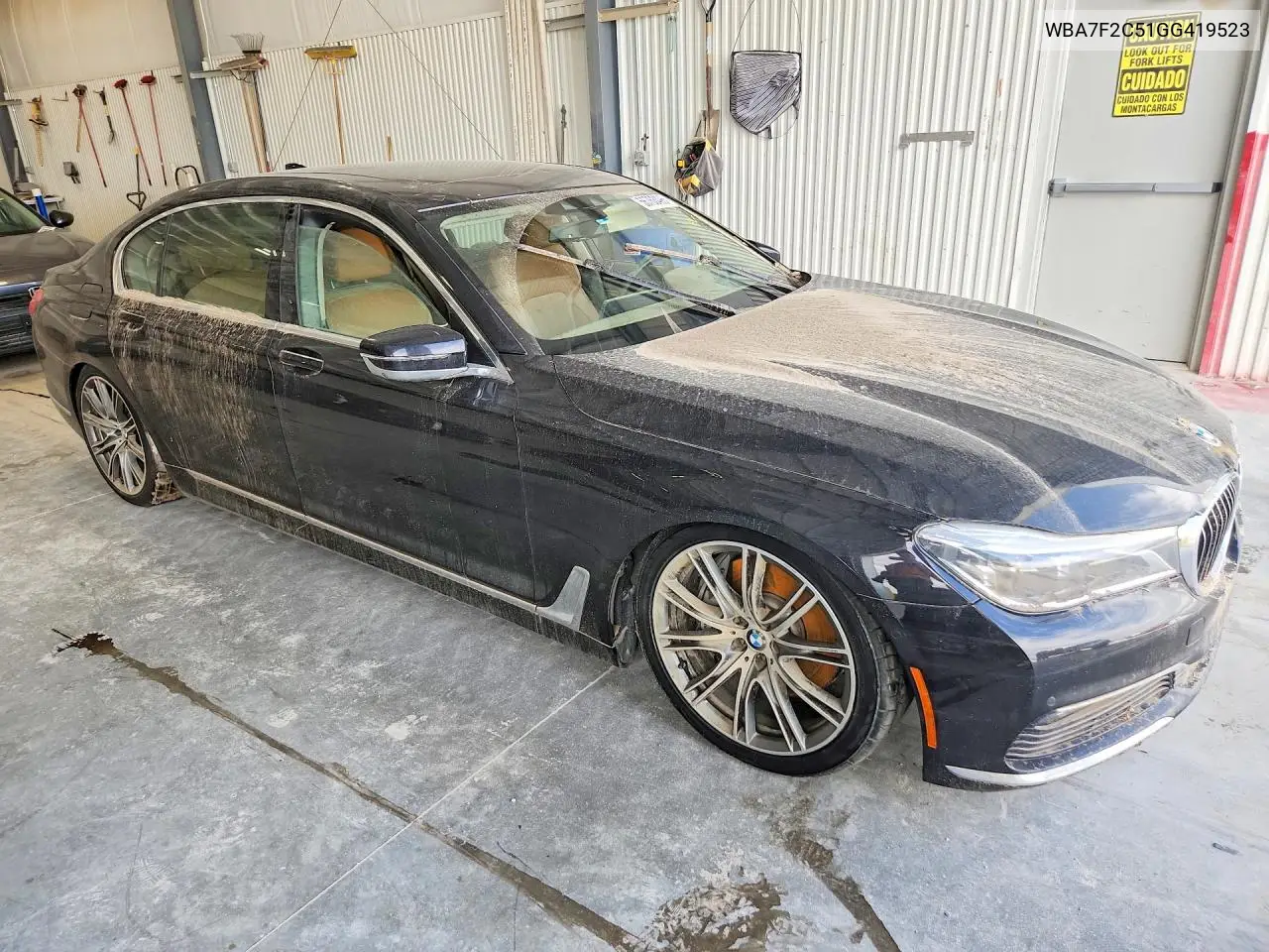 2016 BMW 750 Xi VIN: WBA7F2C51GG419523 Lot: 56763496