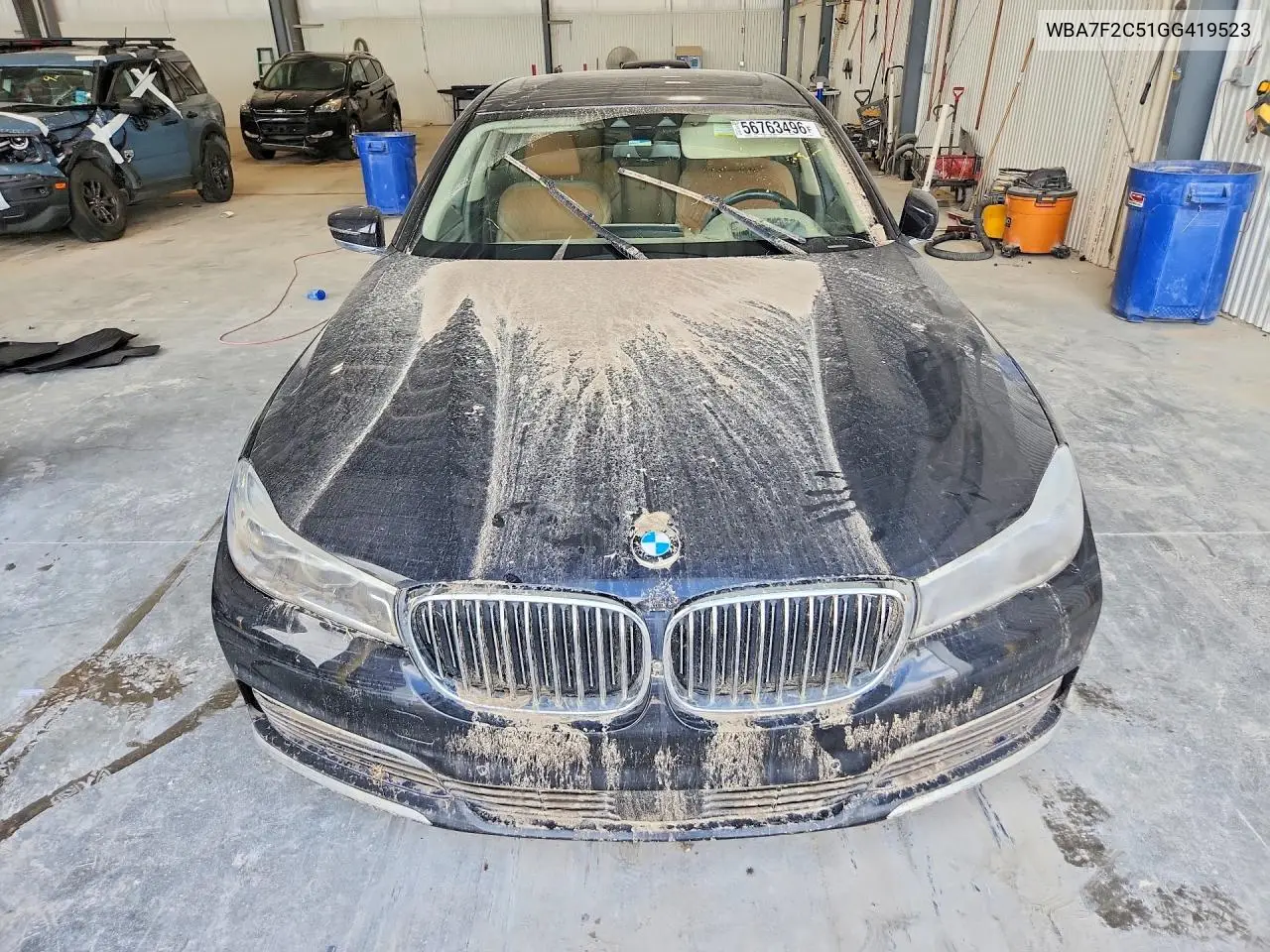 2016 BMW 750 Xi VIN: WBA7F2C51GG419523 Lot: 56763496