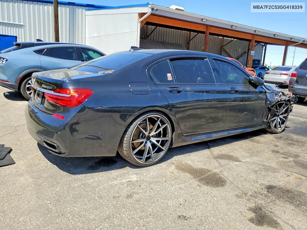 2016 BMW 750 Xi VIN: WBA7F2C53GG418339 Lot: 57214556