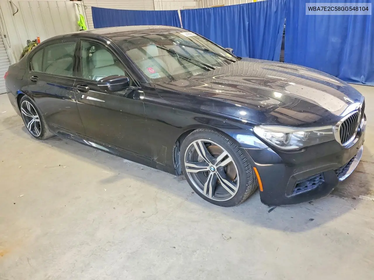 2016 BMW 740 I VIN: WBA7E2C58GG548104 Lot: 58695686