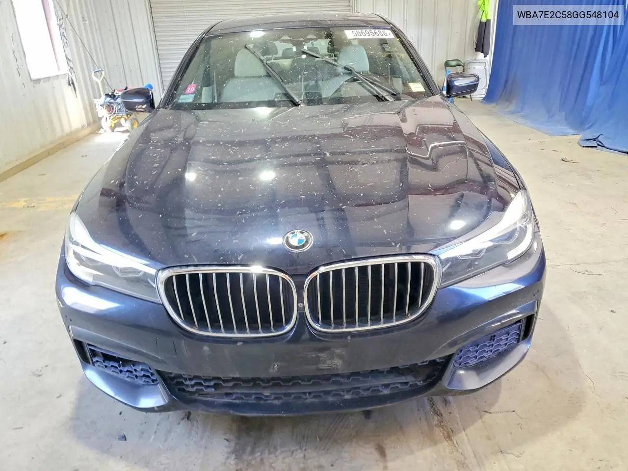 2016 BMW 740 I VIN: WBA7E2C58GG548104 Lot: 58695686
