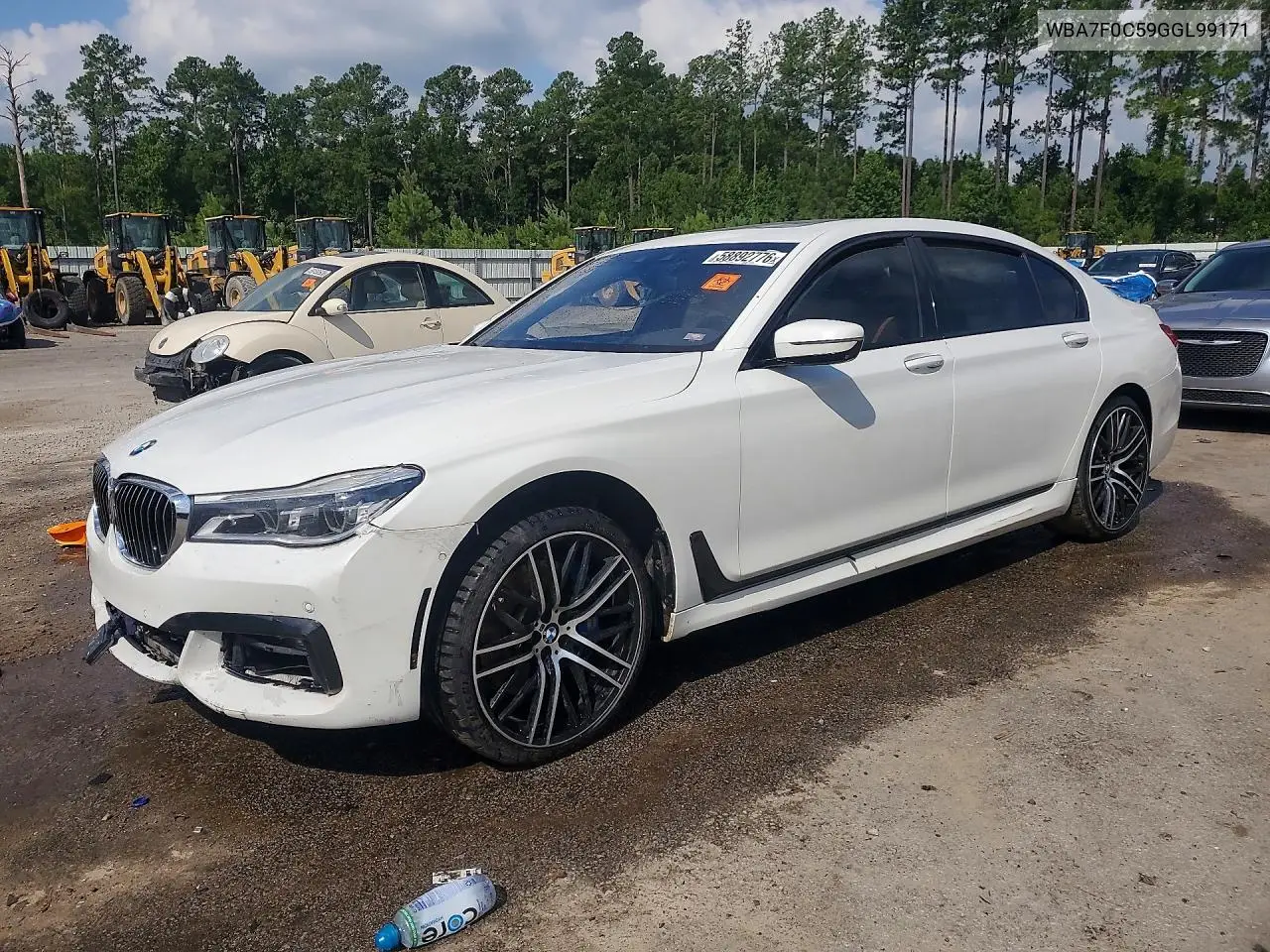 2016 BMW 750 I VIN: WBA7F0C59GGL99171 Lot: 58892776