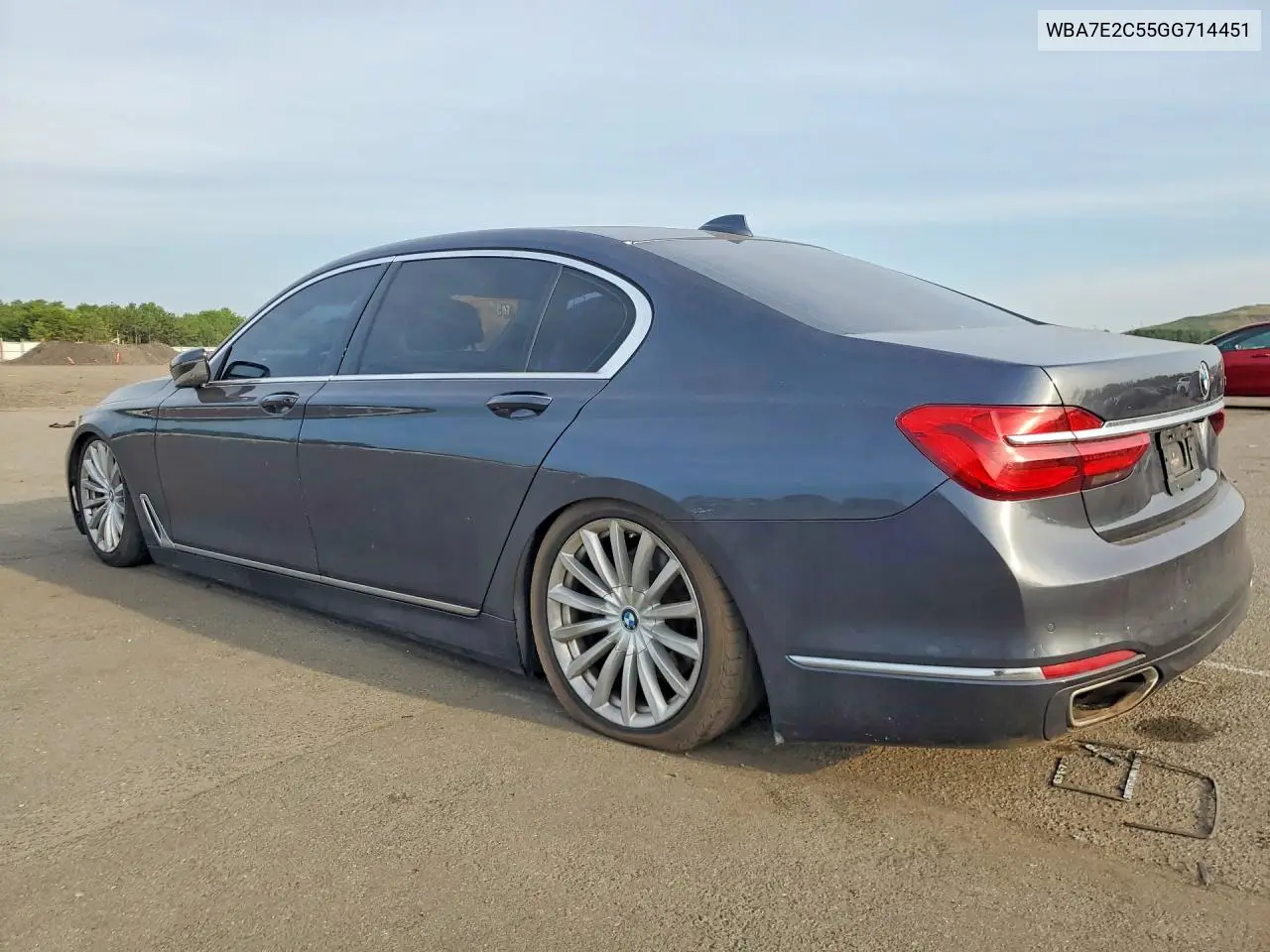 2016 BMW 740 I VIN: WBA7E2C55GG714451 Lot: 59580456