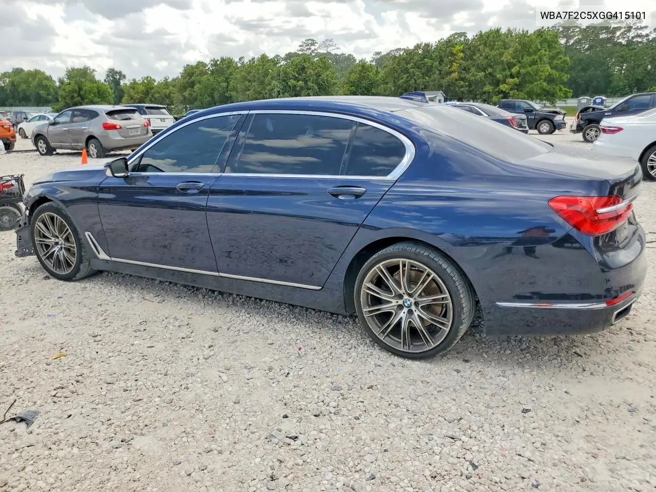 2016 BMW 750 Xi VIN: WBA7F2C5XGG415101 Lot: 59636376