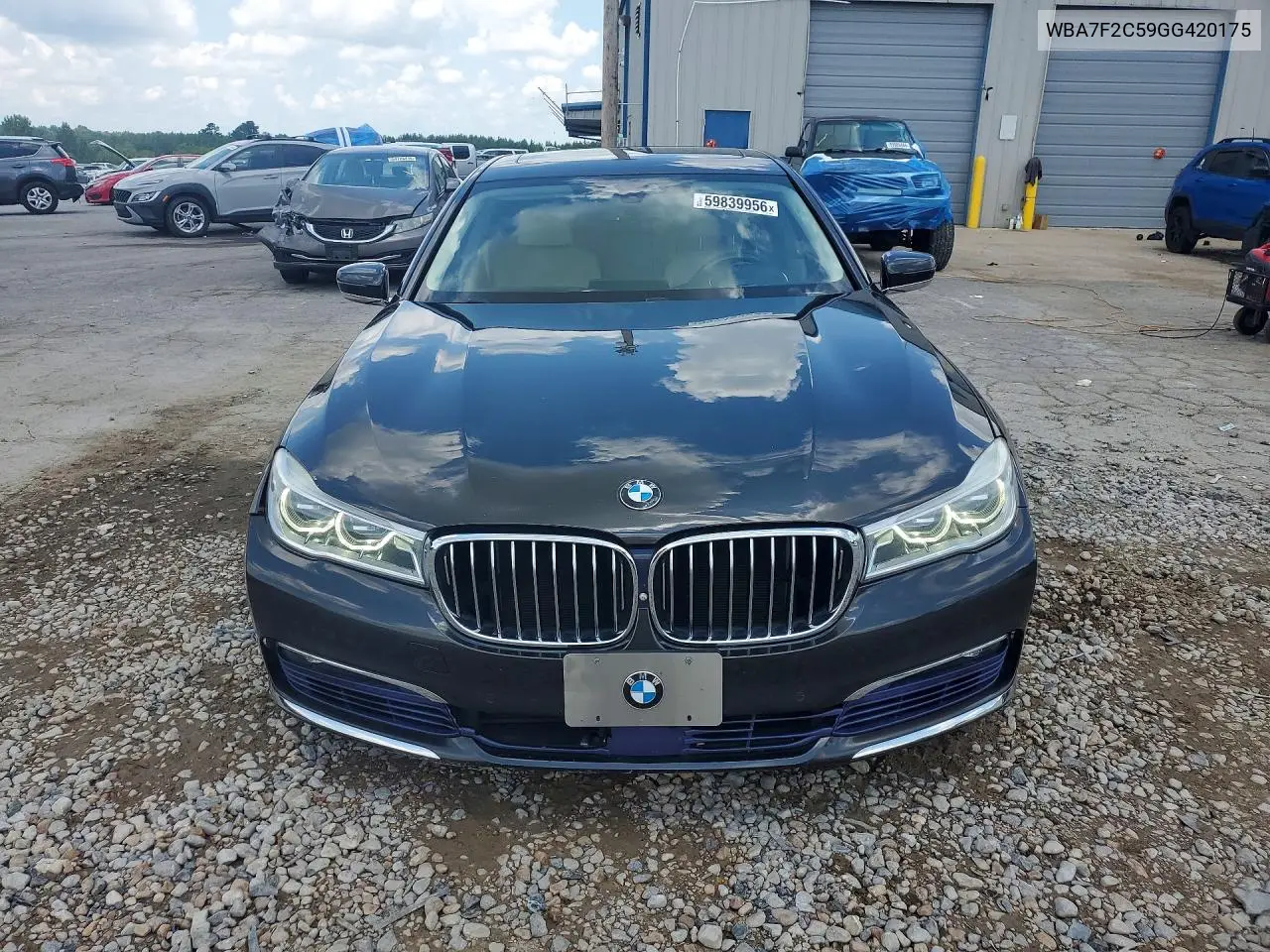2016 BMW 750 Xi VIN: WBA7F2C59GG420175 Lot: 59839956