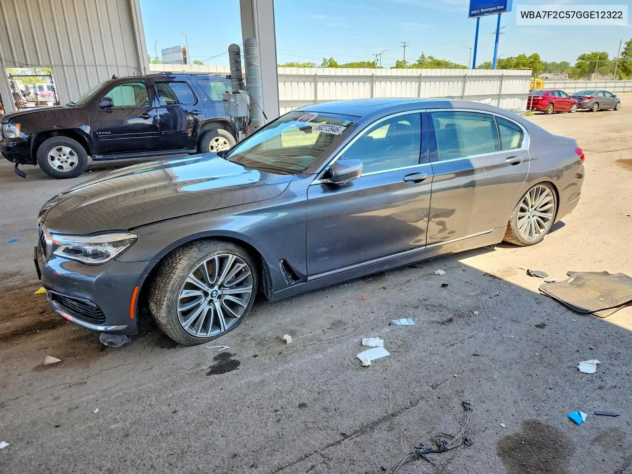 2016 BMW 750 Xi VIN: WBA7F2C57GGE12322 Lot: 60273946