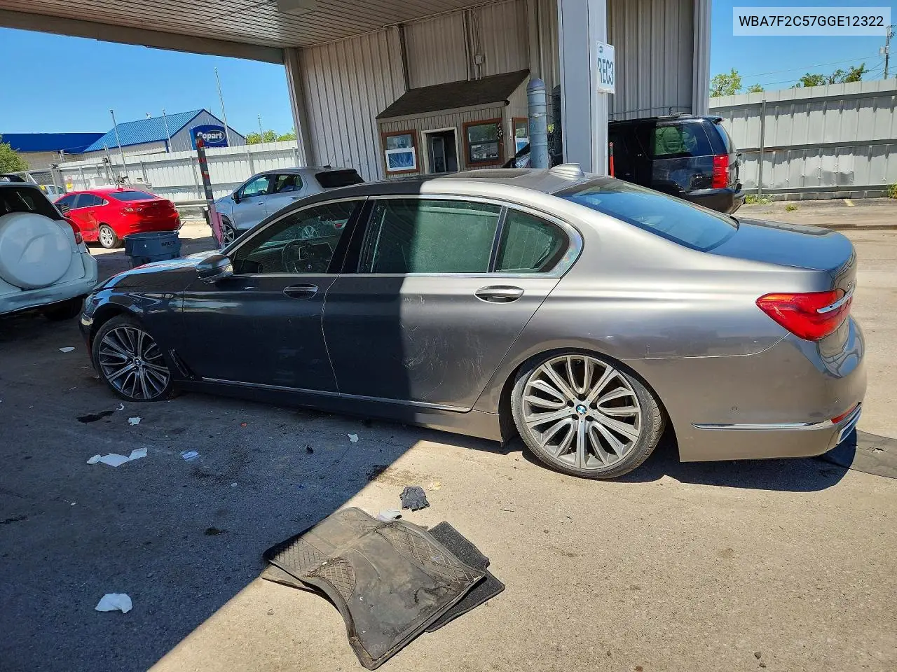 2016 BMW 750 Xi VIN: WBA7F2C57GGE12322 Lot: 60273946