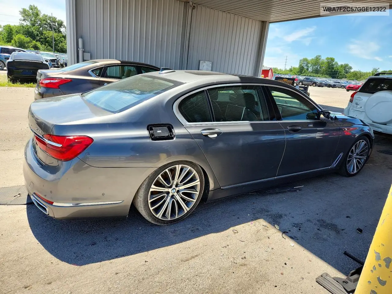 2016 BMW 750 Xi VIN: WBA7F2C57GGE12322 Lot: 60273946