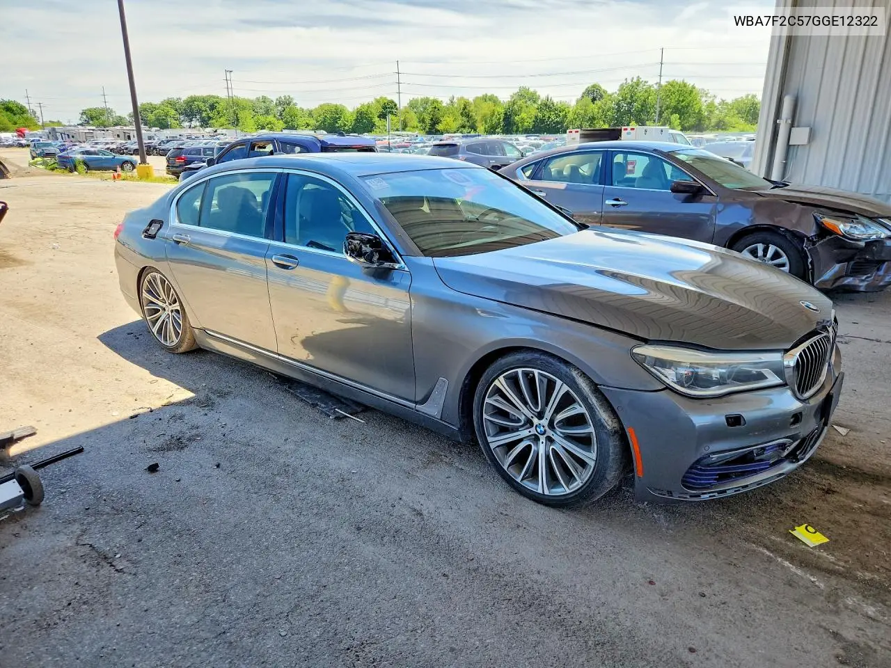 2016 BMW 750 Xi VIN: WBA7F2C57GGE12322 Lot: 60273946