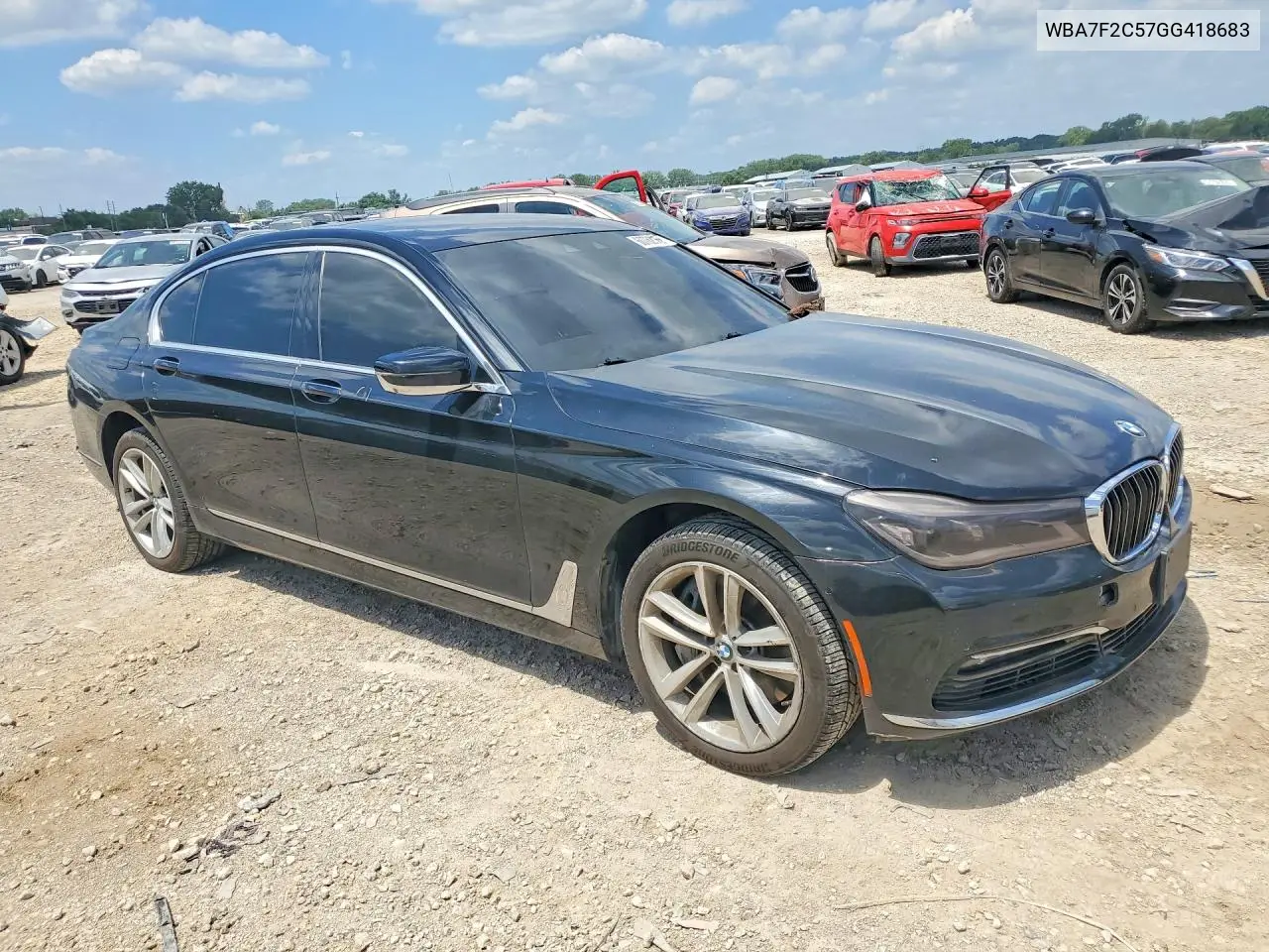 2016 BMW 750 Xi VIN: WBA7F2C57GG418683 Lot: 60762166