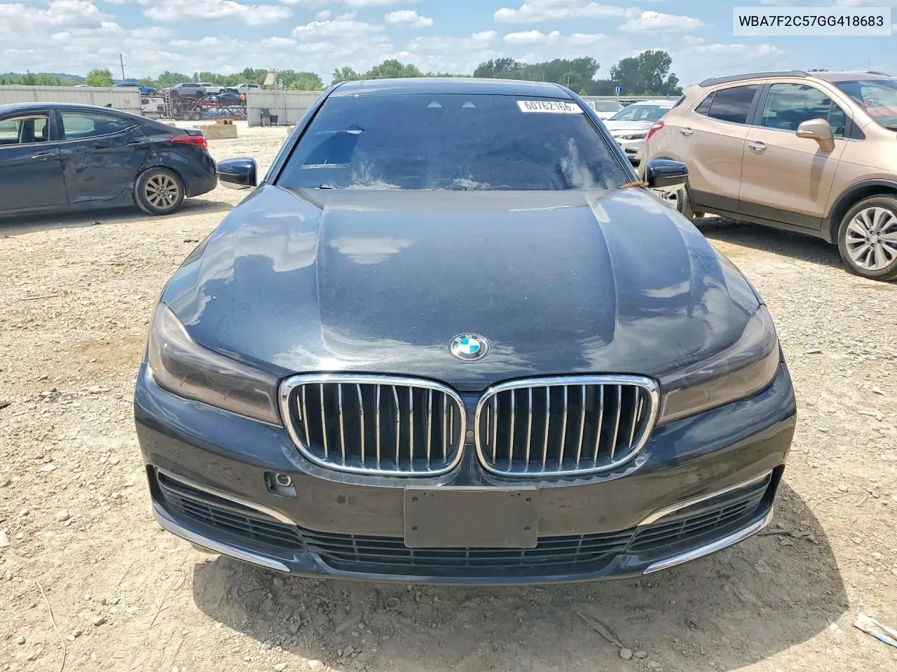 2016 BMW 750 Xi VIN: WBA7F2C57GG418683 Lot: 60762166