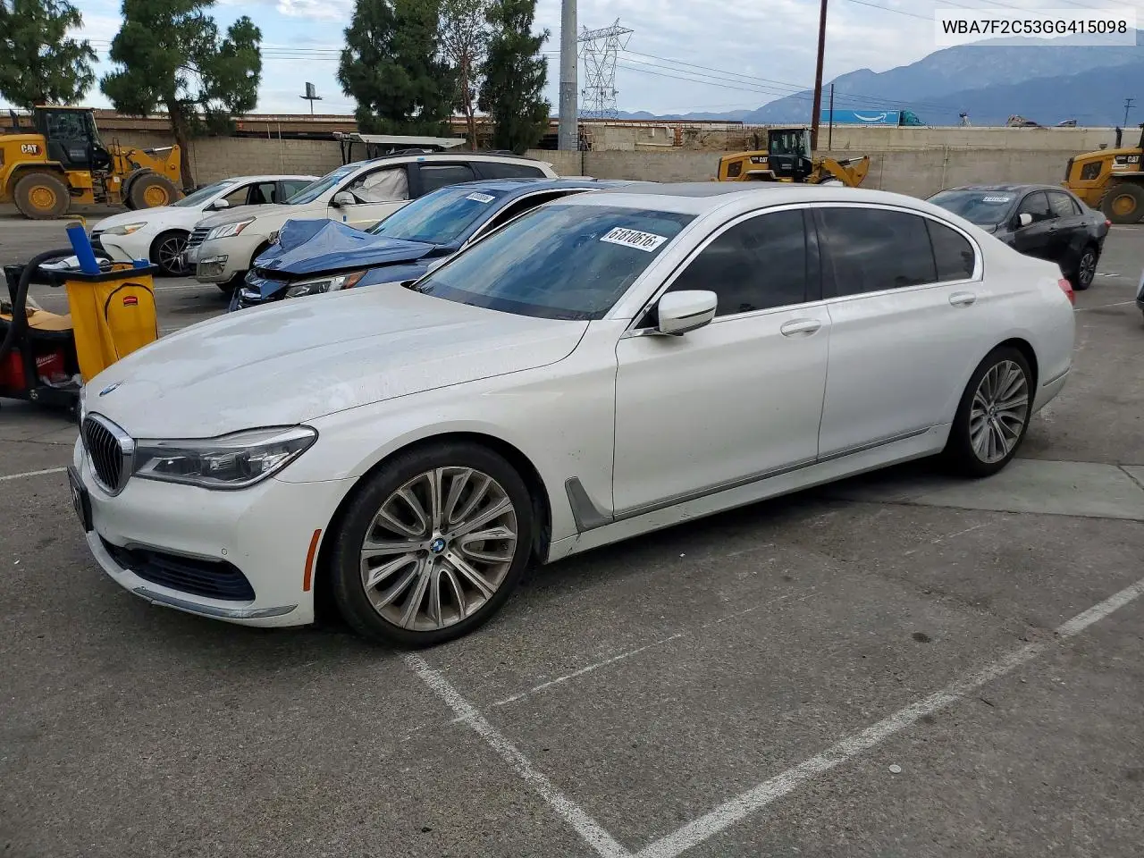 WBA7F2C53GG415098 2016 BMW 750 Xi