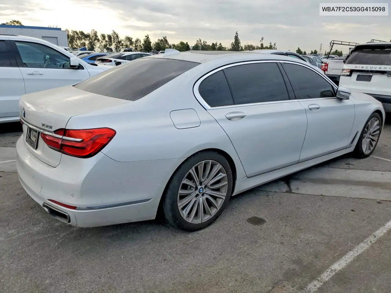 WBA7F2C53GG415098 2016 BMW 750 Xi