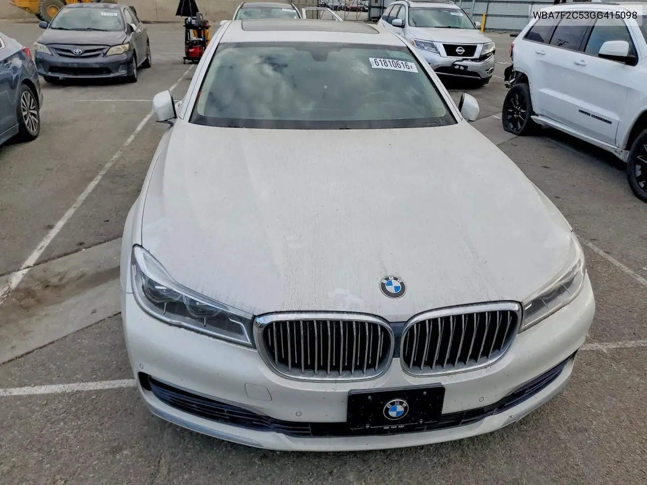 WBA7F2C53GG415098 2016 BMW 750 Xi