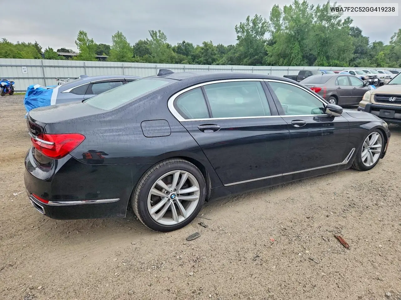 2016 BMW 750 Xi VIN: WBA7F2C52GG419238 Lot: 62079466