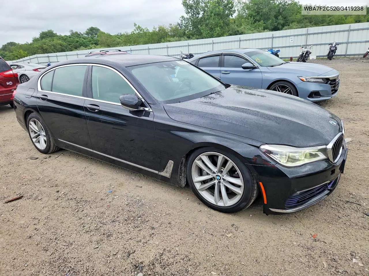 2016 BMW 750 Xi VIN: WBA7F2C52GG419238 Lot: 62079466