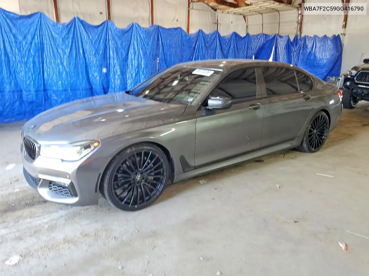 2016 BMW 750 Xi VIN: WBA7F2C59GG416790 Lot: 85973235
