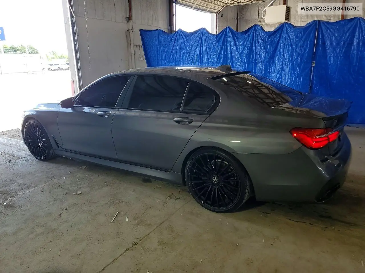 2016 BMW 750 Xi VIN: WBA7F2C59GG416790 Lot: 85973235
