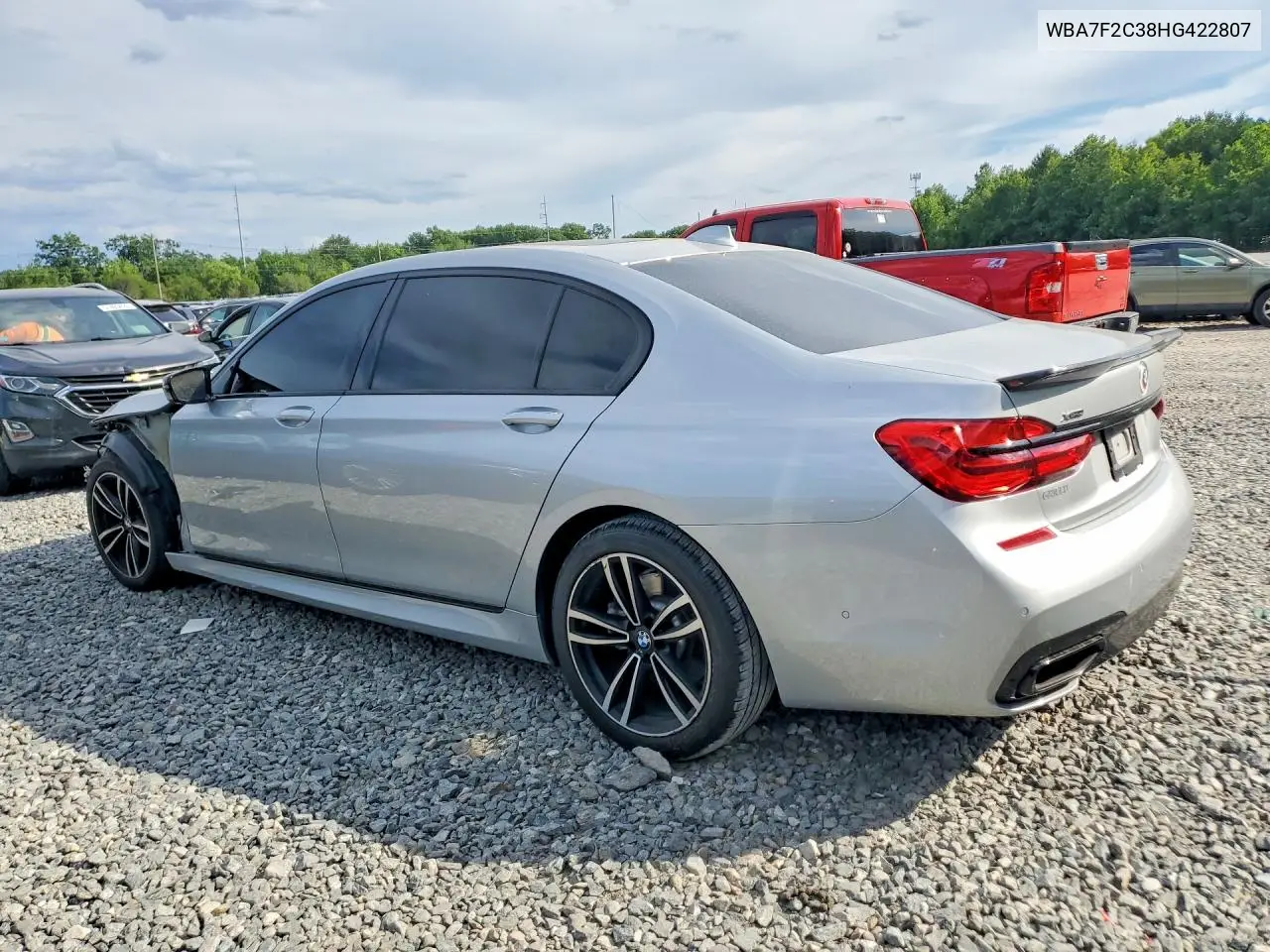 2017 BMW 750 Xi VIN: WBA7F2C38HG422807 Lot: 57379996