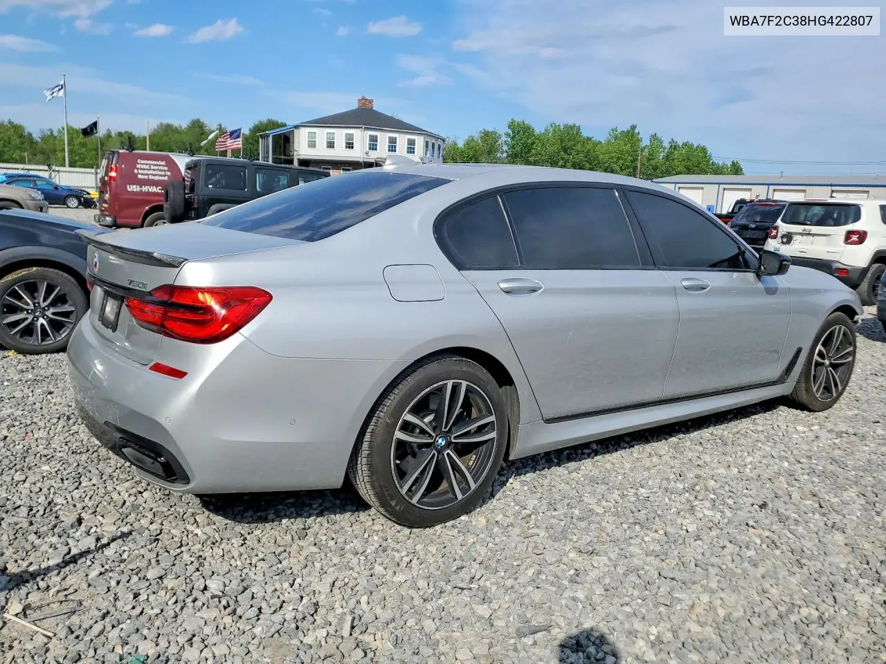 2017 BMW 750 Xi VIN: WBA7F2C38HG422807 Lot: 57379996