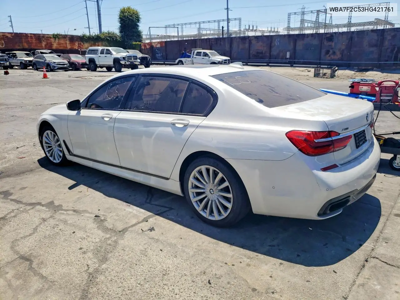 2017 BMW 750 Xi VIN: WBA7F2C53HG421761 Lot: 57598326