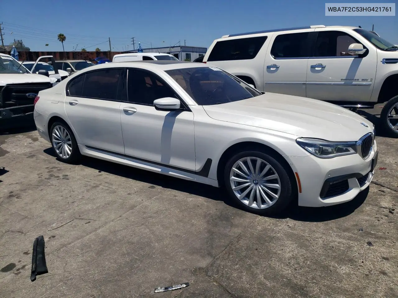 2017 BMW 750 Xi VIN: WBA7F2C53HG421761 Lot: 57598326
