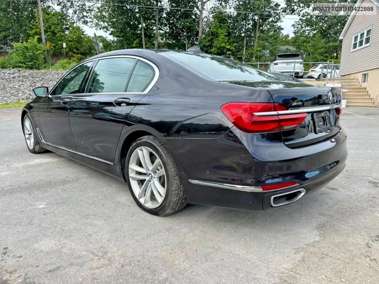 2017 BMW 750 Xi VIN: WBA7F2C31HG422888 Lot: 60380736