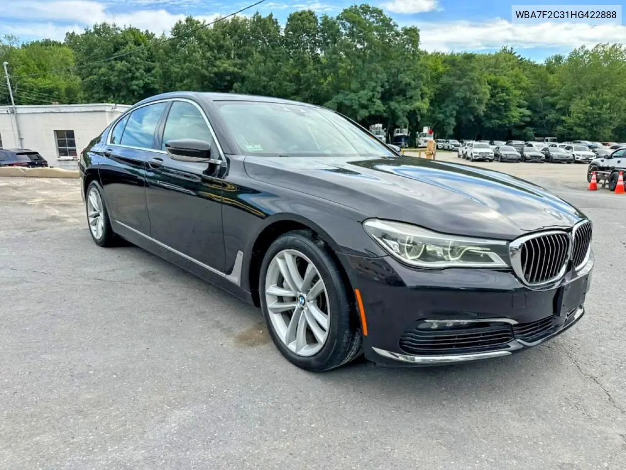 2017 BMW 750 Xi VIN: WBA7F2C31HG422888 Lot: 60380736