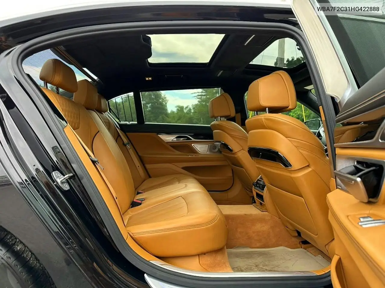2017 BMW 750 Xi VIN: WBA7F2C31HG422888 Lot: 60380736