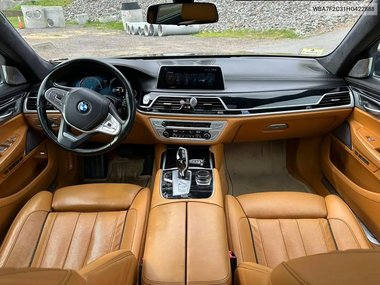 2017 BMW 750 Xi VIN: WBA7F2C31HG422888 Lot: 60380736