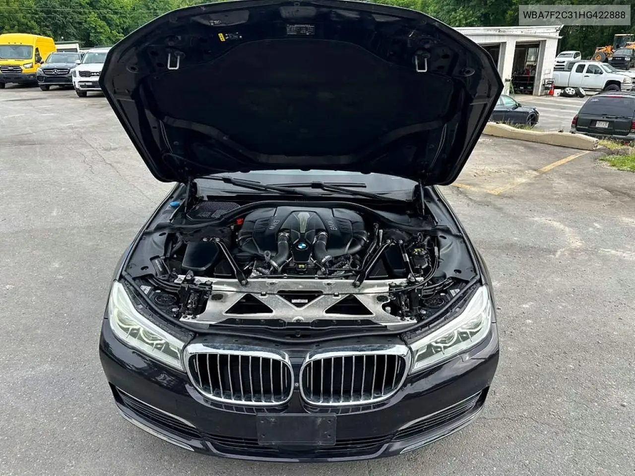 2017 BMW 750 Xi VIN: WBA7F2C31HG422888 Lot: 60380736