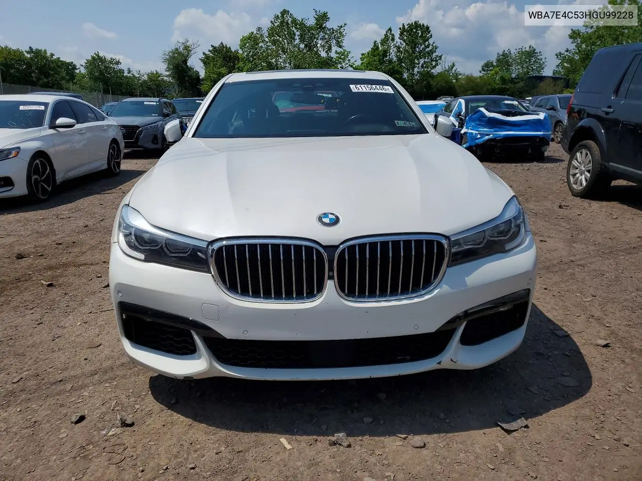 2017 BMW 740 Xi VIN: WBA7E4C53HGU99228 Lot: 61156446