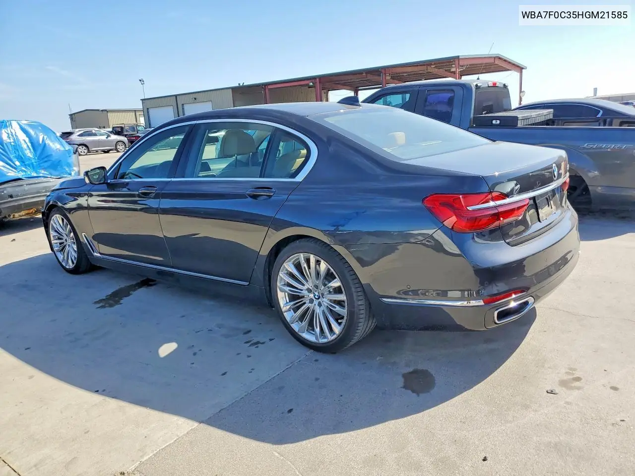 2017 BMW 750 I VIN: WBA7F0C35HGM21585 Lot: 85461665