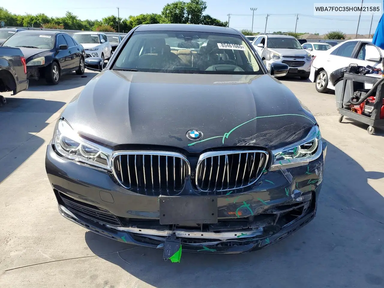 2017 BMW 750 I VIN: WBA7F0C35HGM21585 Lot: 85461665