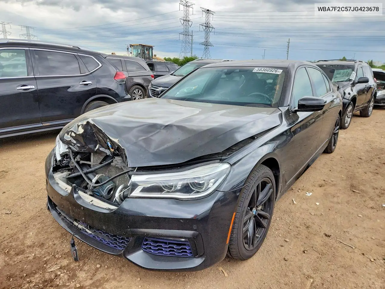2018 BMW 750 Xi VIN: WBA7F2C57JG423678 Lot: 58360926