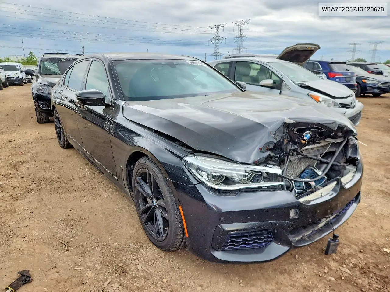 2018 BMW 750 Xi VIN: WBA7F2C57JG423678 Lot: 58360926
