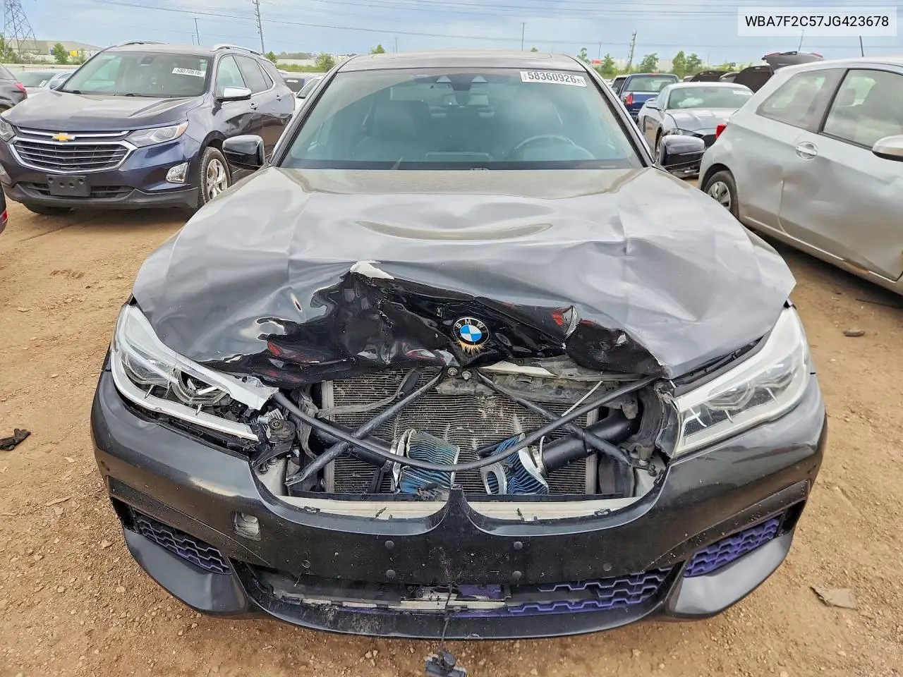 2018 BMW 750 Xi VIN: WBA7F2C57JG423678 Lot: 58360926